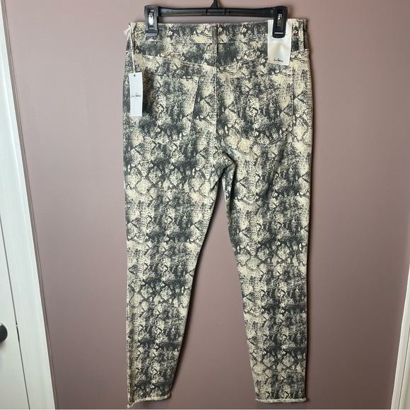 NWT Sam Edelman High Rise Skinny Ankle Snake Print 10 / 30 - Picture 7 of 11